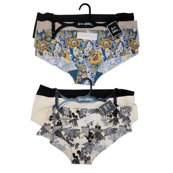 Love Libby Womens Briefs Size L Floral & Botanical Patterns - Picture 1 of 8